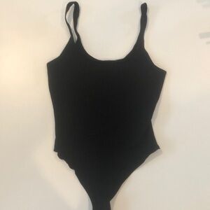 Black Garage Thong Bodysuit Size XS